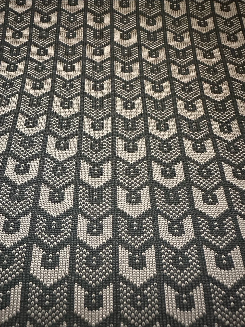 Rothy's Black and Gray Patterned Tote